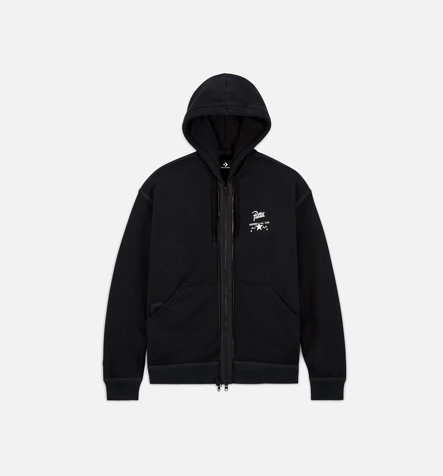 Patta Four Leaf Clover Utility Fleece Mens Hoodie Black