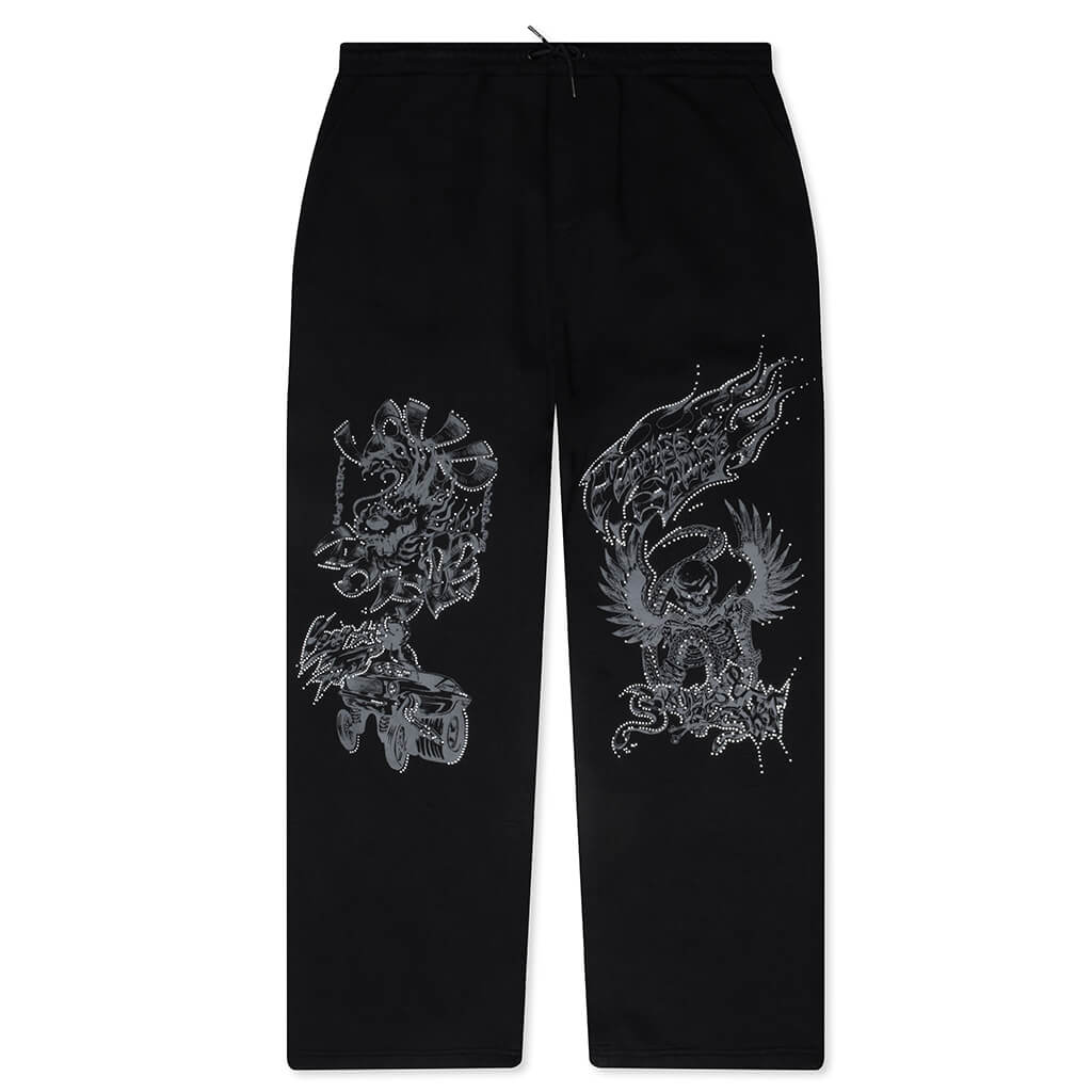 Loud Noises Track Pant Black