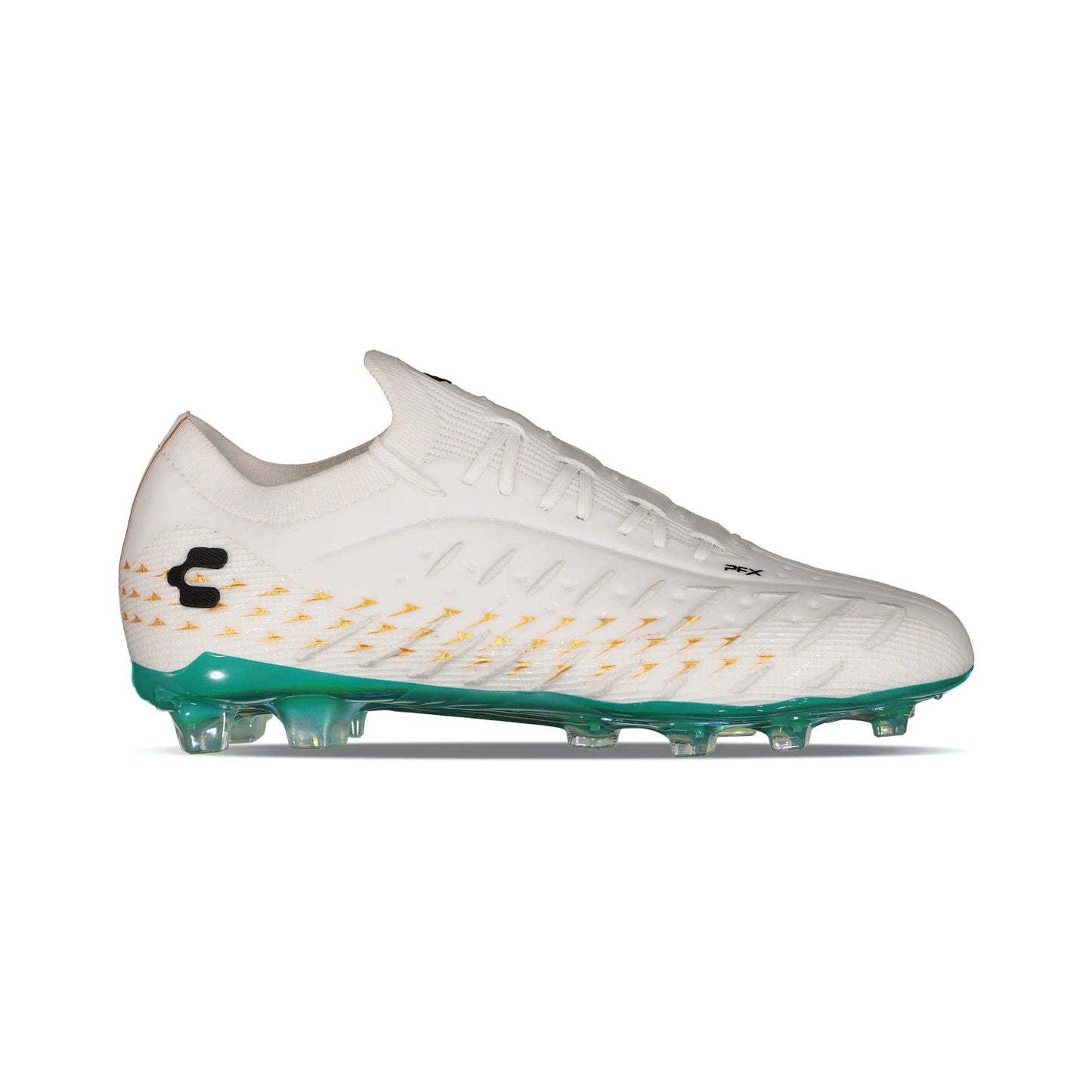 Charly Zinetik Firm Ground White Aqua