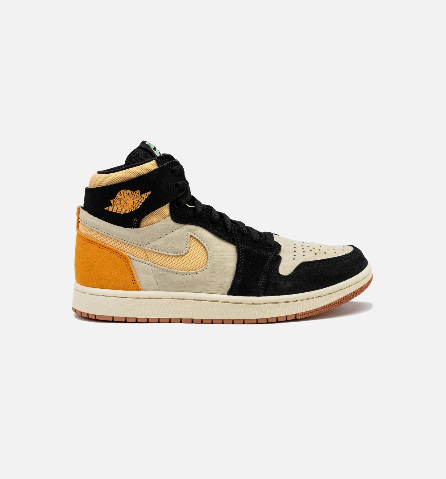 Air Jordan 1 Zoom CMFT 2 Muslin Vivid Orange Mens Lifestyle Shoe Muslin Black Vivid Orange Celestial Gold
