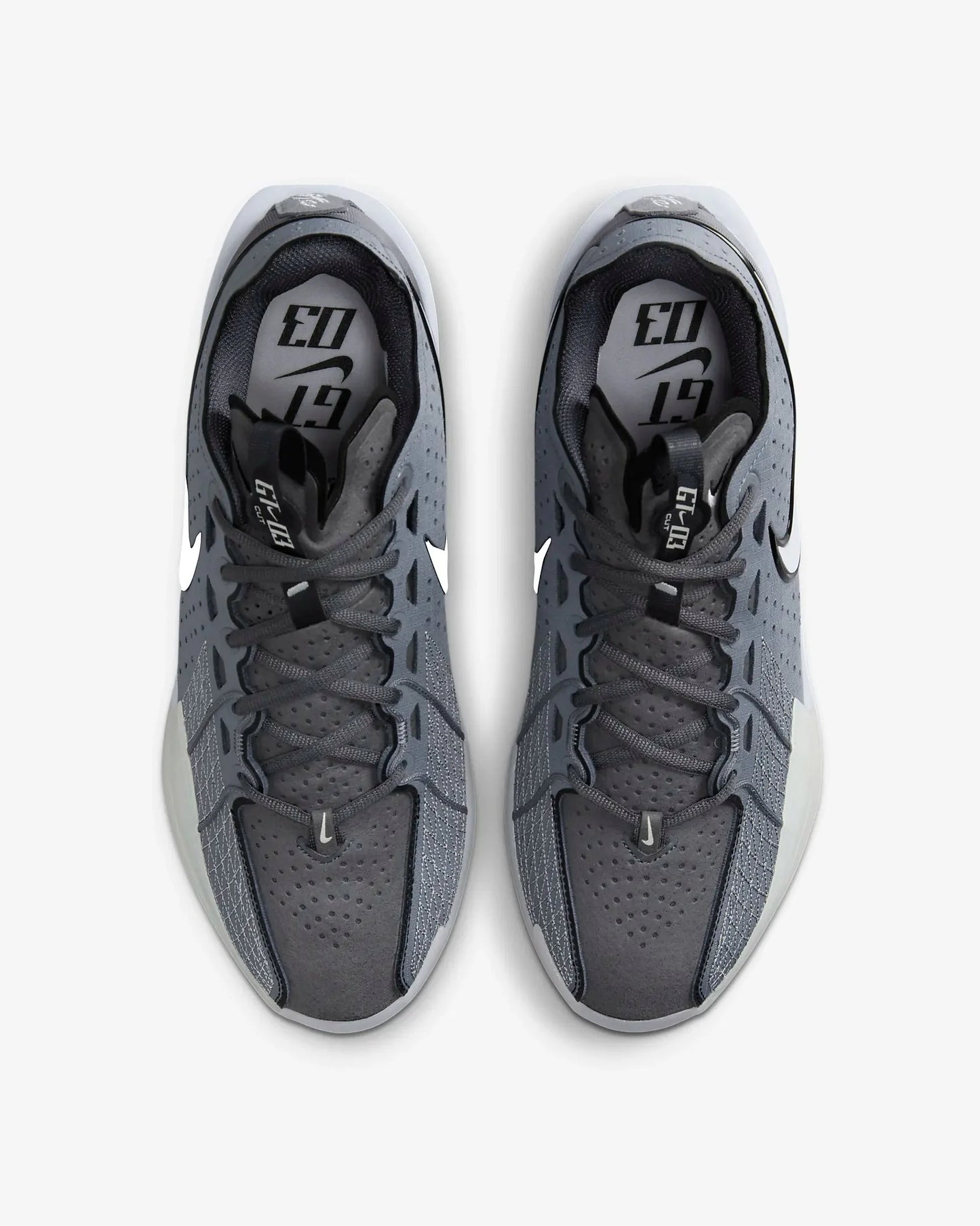 Tênis Nike GT Cut 3 White Gray with Black
