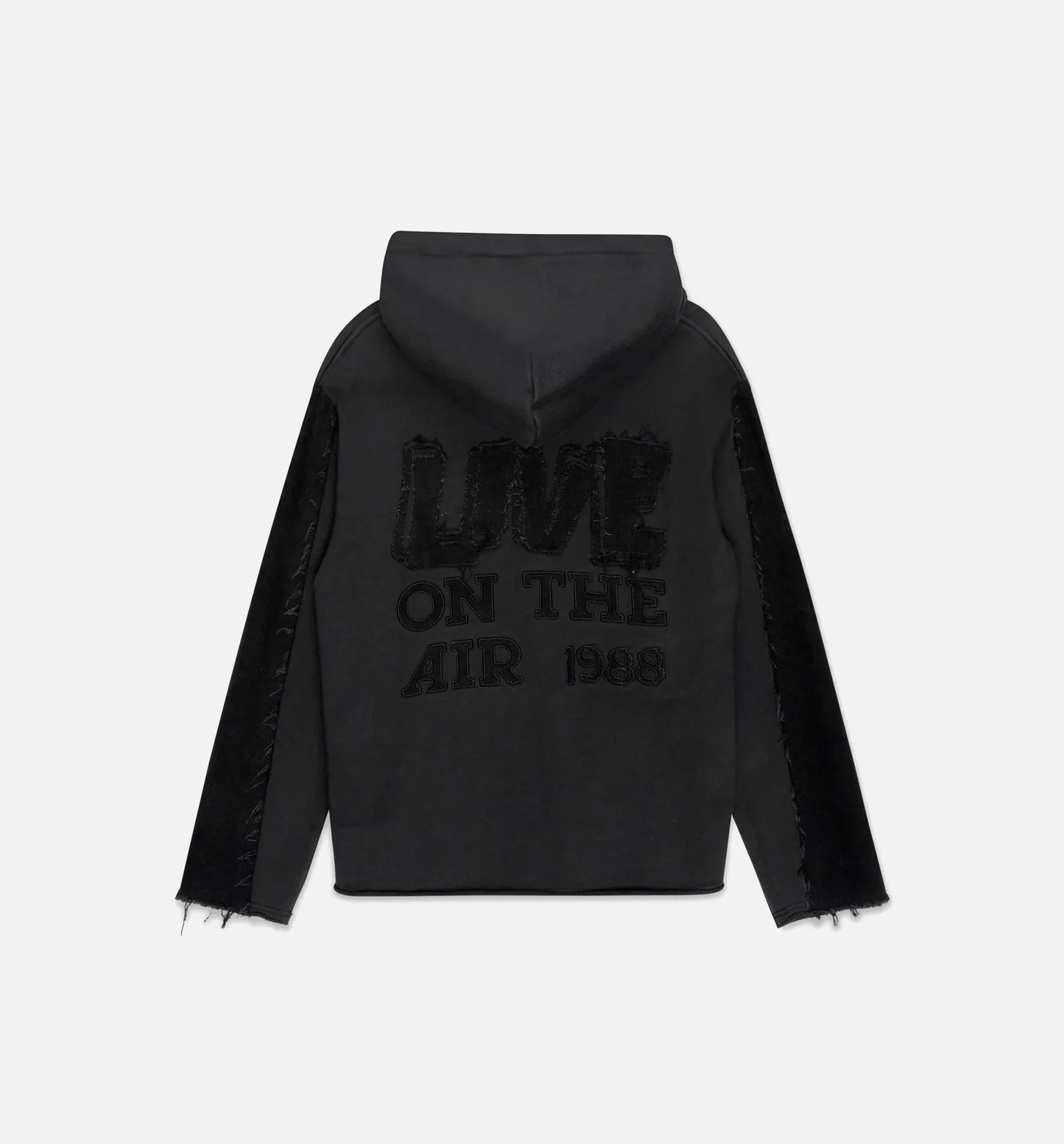 Denim The Gift Mens Hoodie Black