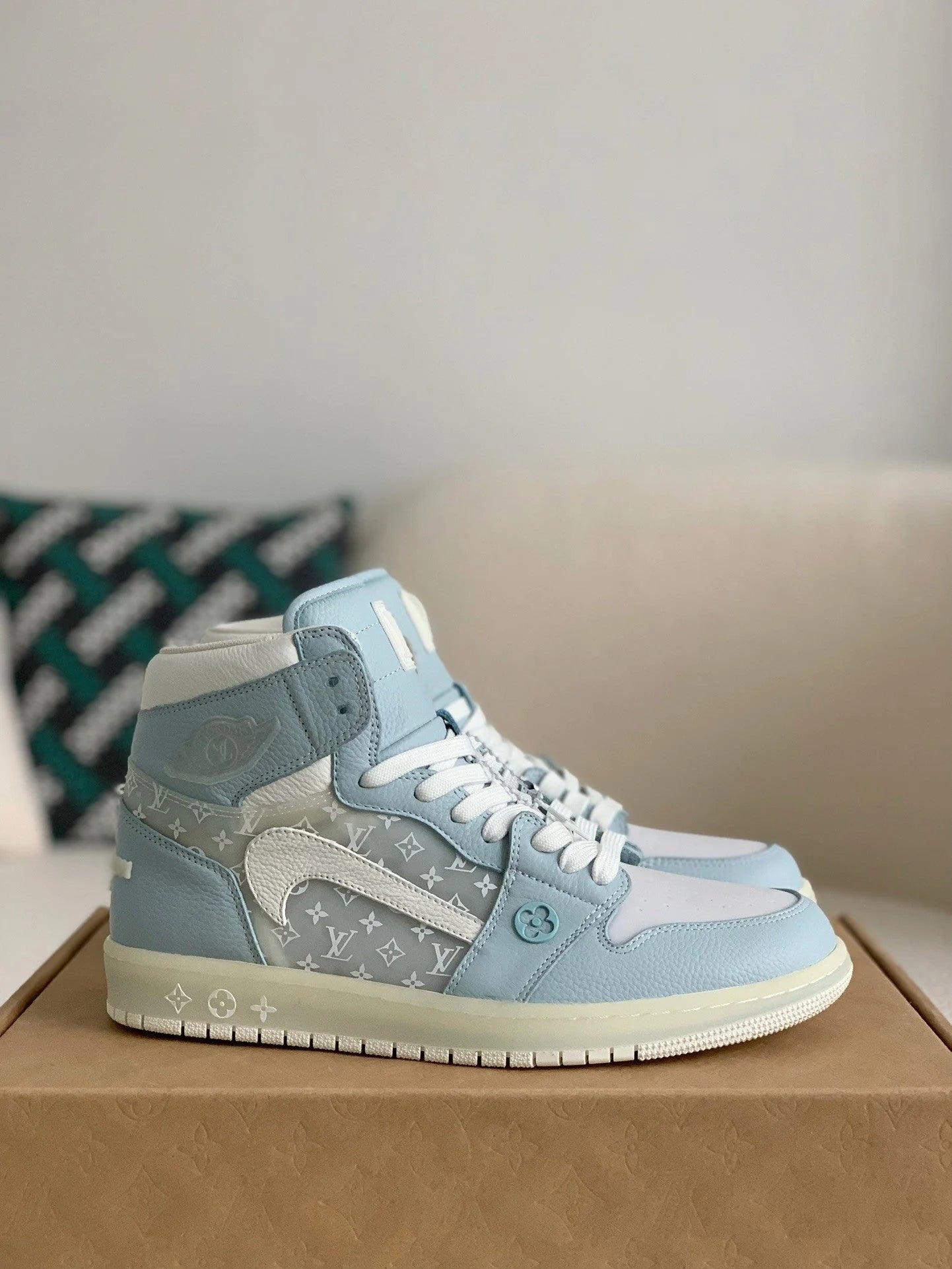 Nike Air Jordan 1 x LV Monogram Sky Edition