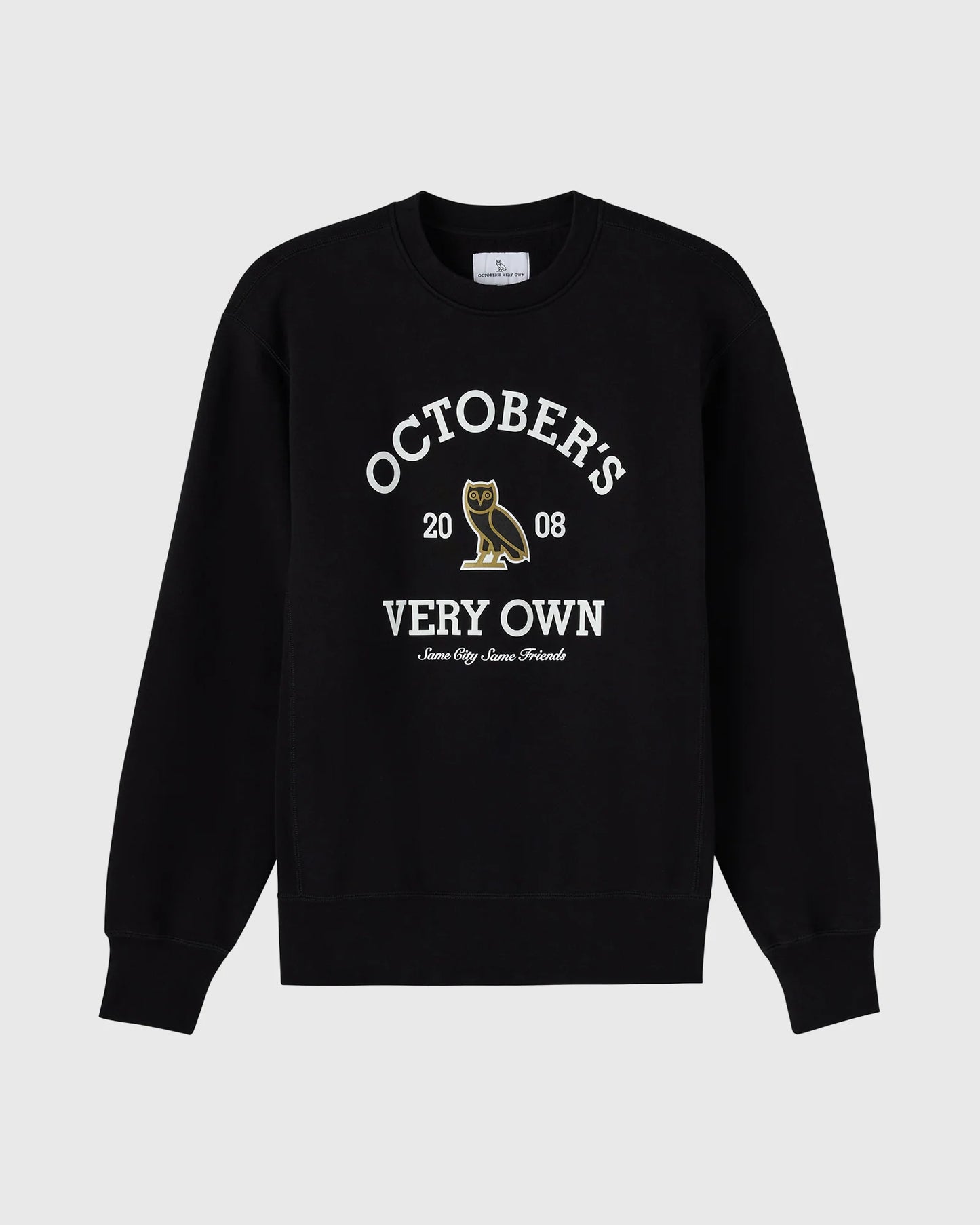 Collegiate Crewneck Black