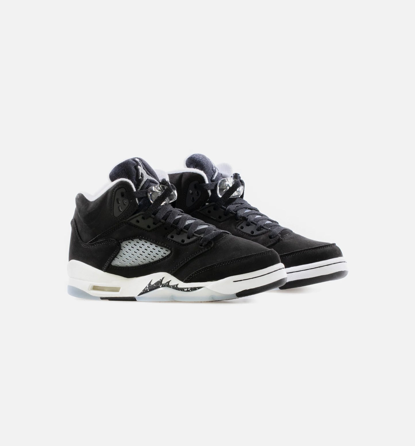 Air Jordan 5 Retro Moonlight Grade School Lifestyle Shoe Black White Cool Grey Free Shipping