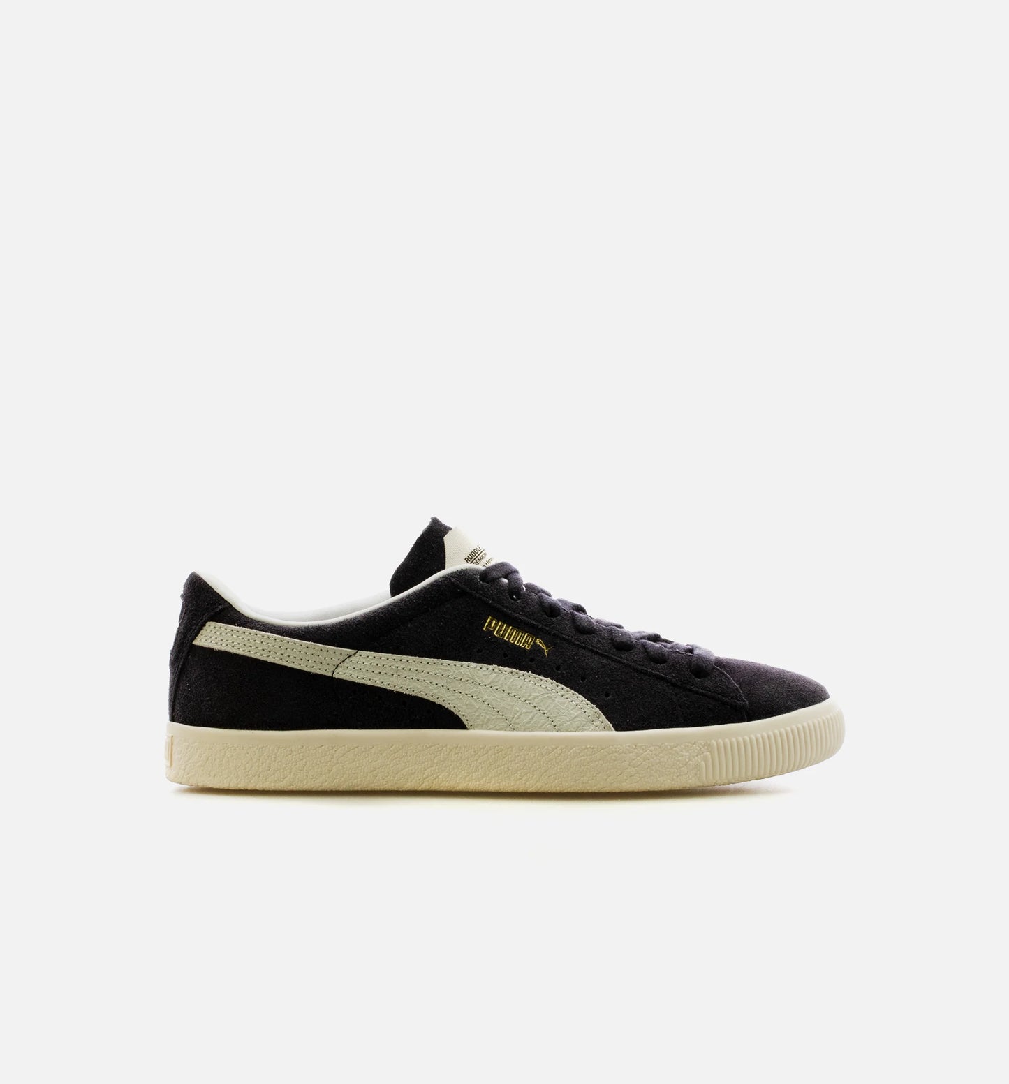 Vintage Suede Mens Lifestyle Shoe Black White