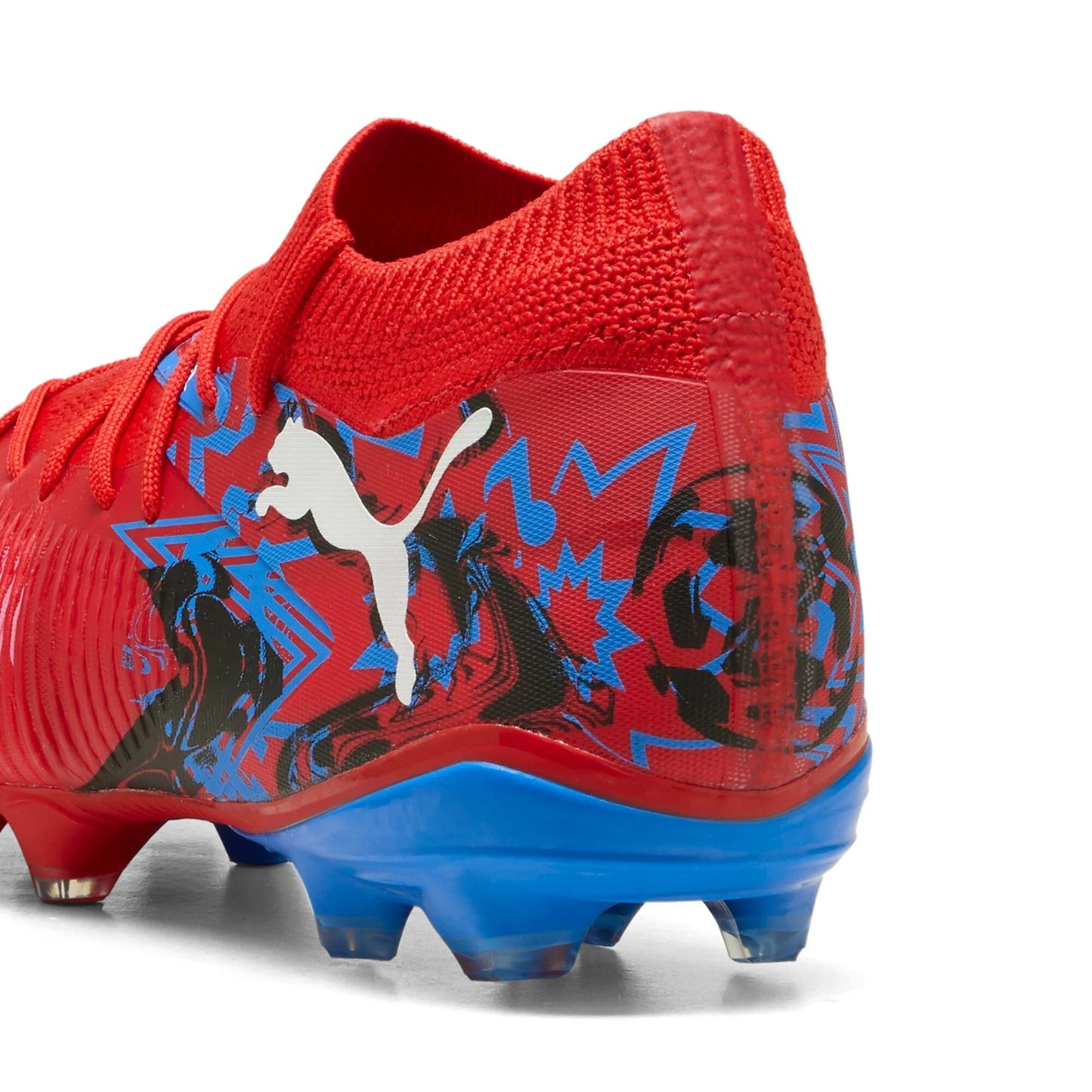 PUMA Future 8 Match Play Makers FG AG Mens Soccer Cleats Red Black Blue