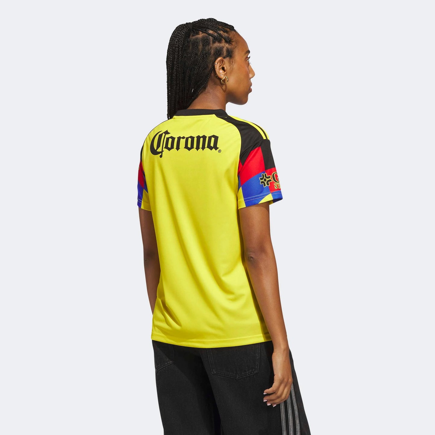 adidas Club América Womens Home Soccer Jersey 25 26 Yellow