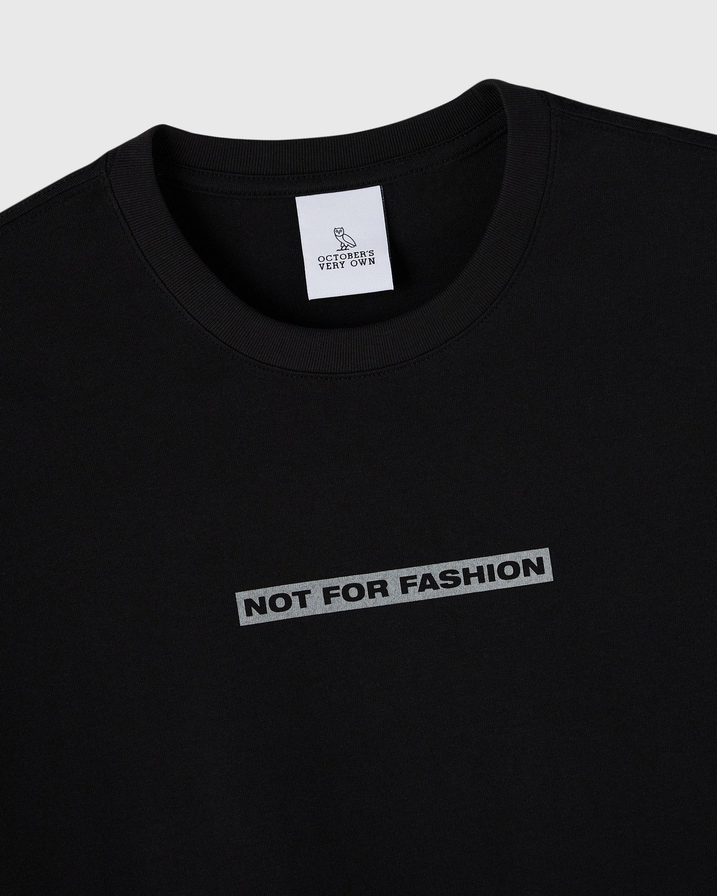 Not For Fashion Tee Black