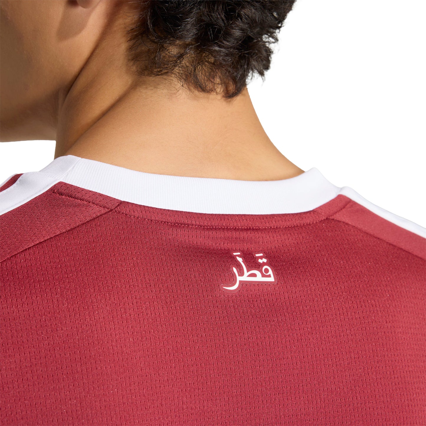 adidas Qatar Home Mens Soccer Jersey 2026 Maroon
