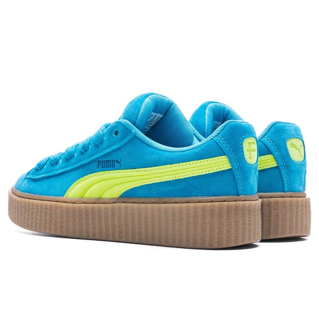 Womens Puma x Fenty Creeper Phatty Speed Blue Lime Pow Gum