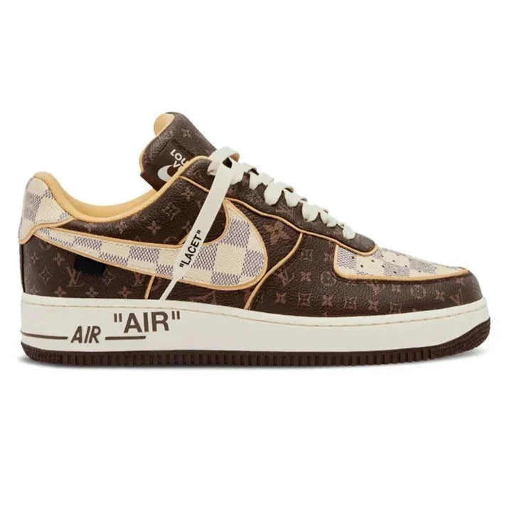 Louis Vuitton x Nike Air Force 1 Low Monogram Brown Damier Azur