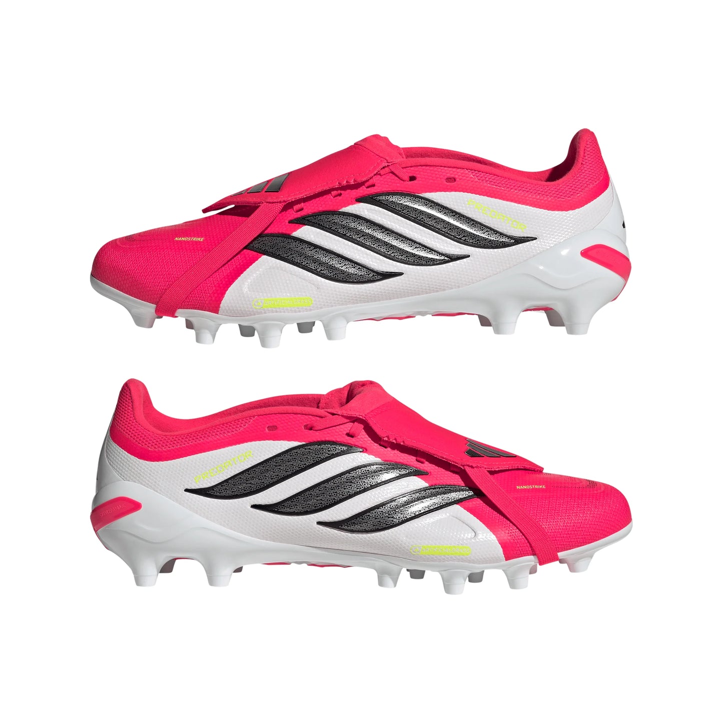 adidas Predator League Fold Over Tongue AG Artificial Ground Mens Soccer Cleats Red Black White