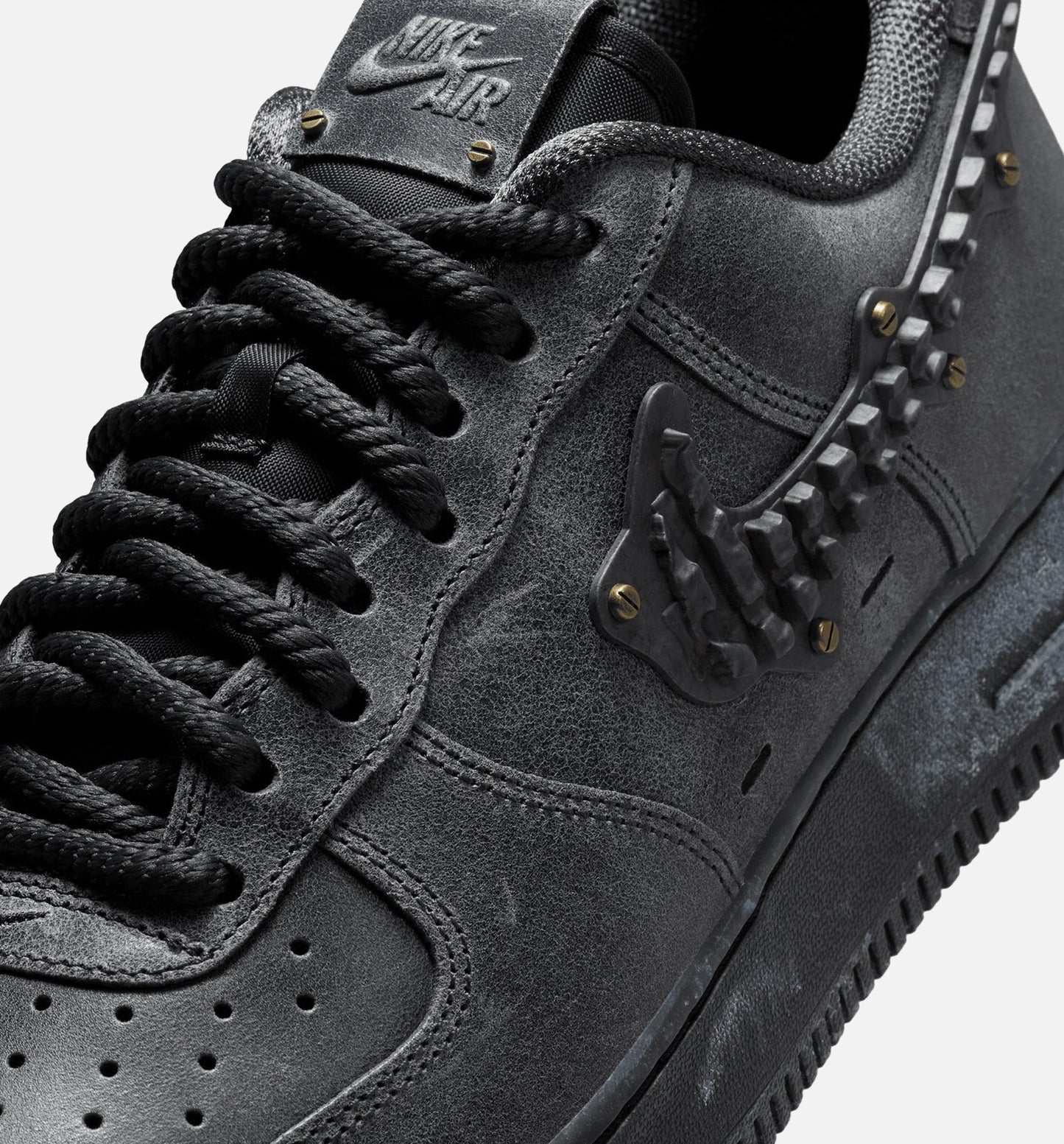 Air Force 1 Low LV8 Mens Lifestyle Shoe Medium Ash Anthracite Black