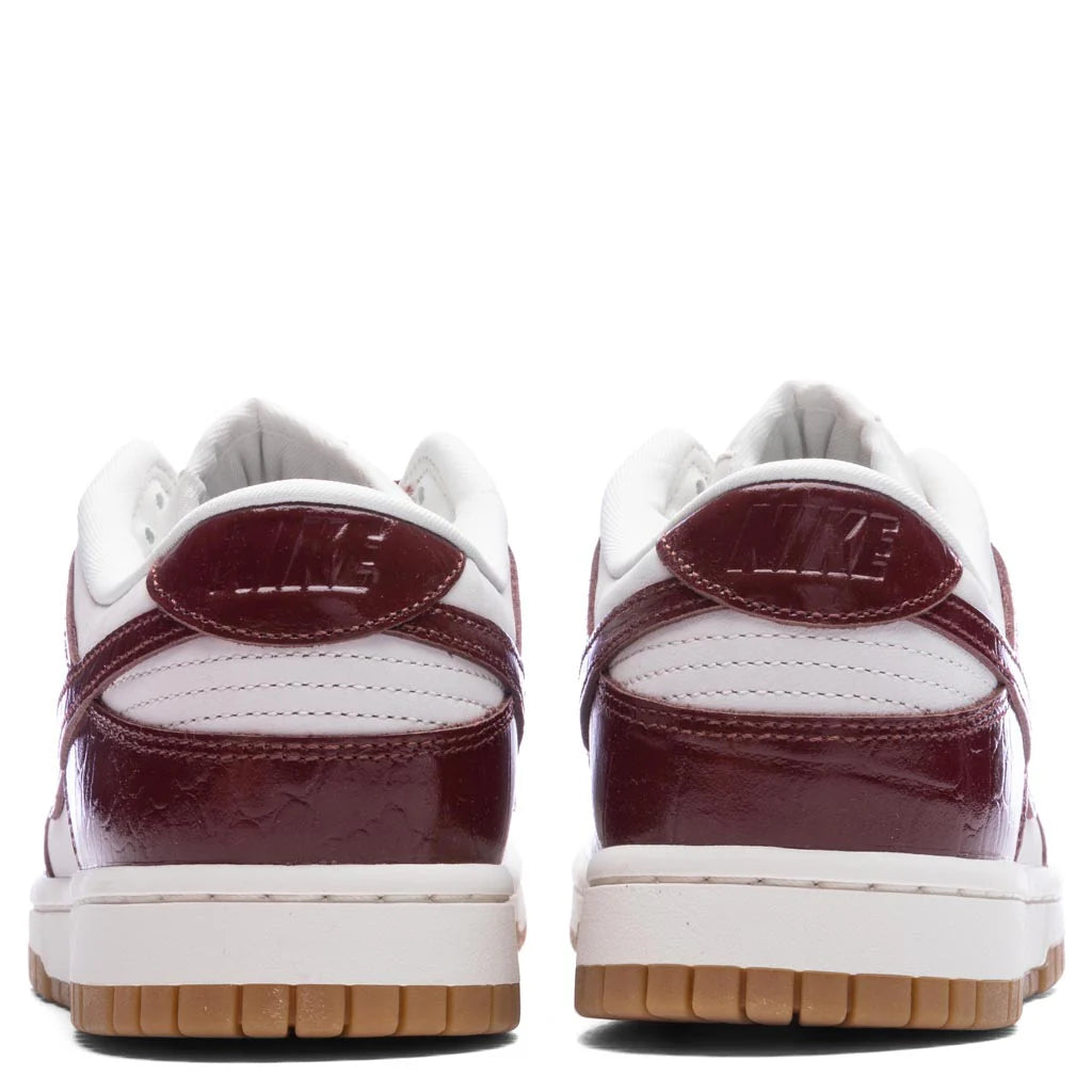 Womens Dunk Low LX Team Red Croc Phantom Dark Team Red Sail