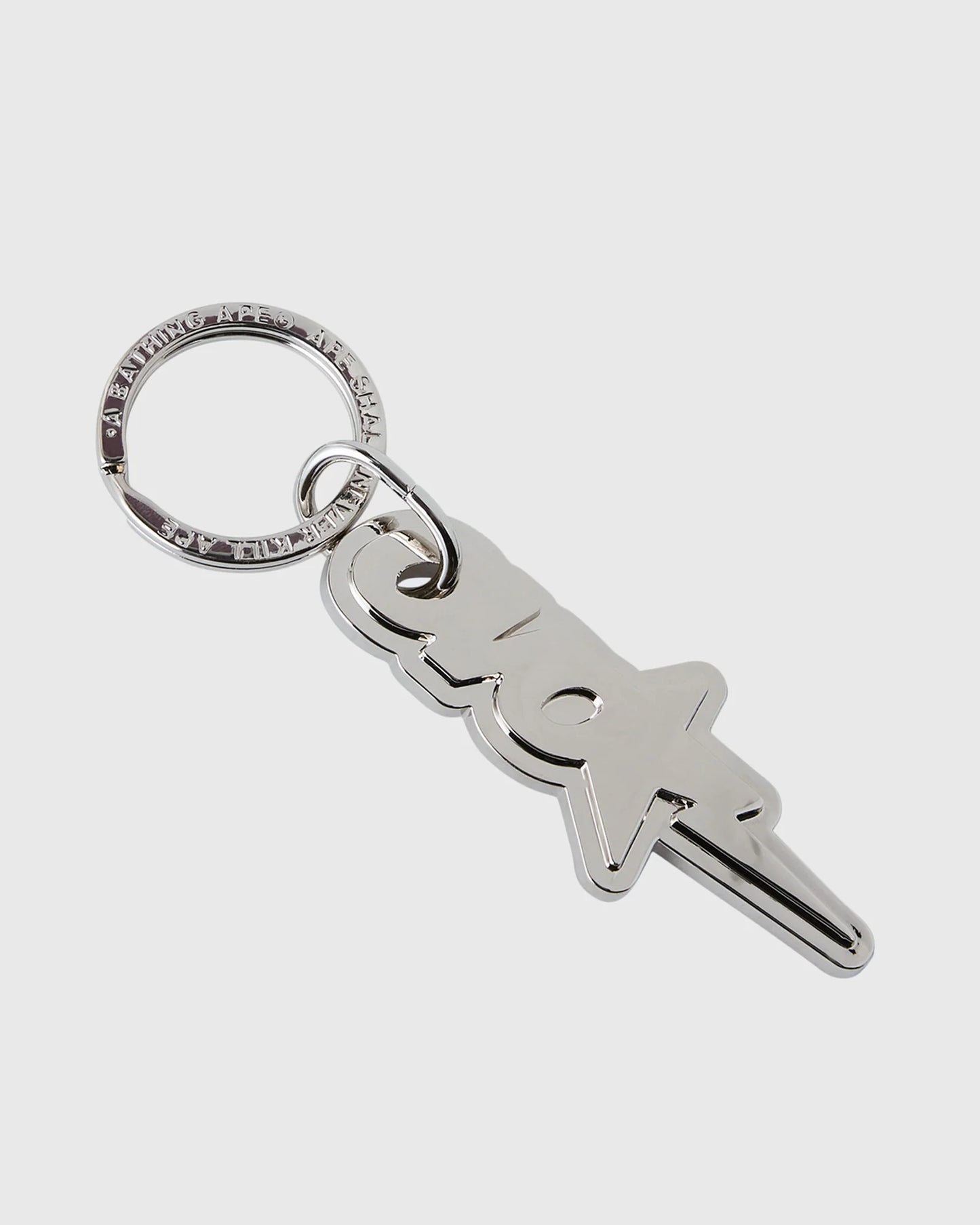 BAPE OVO Sta Keychain Silver