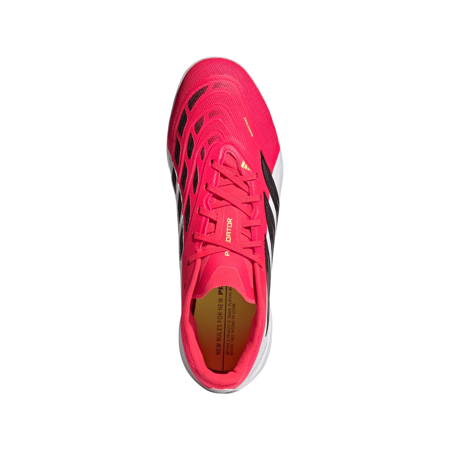 adidas Predator League Fold Over Tongue IN Indoor Mens Soccer Shoes Red Black White