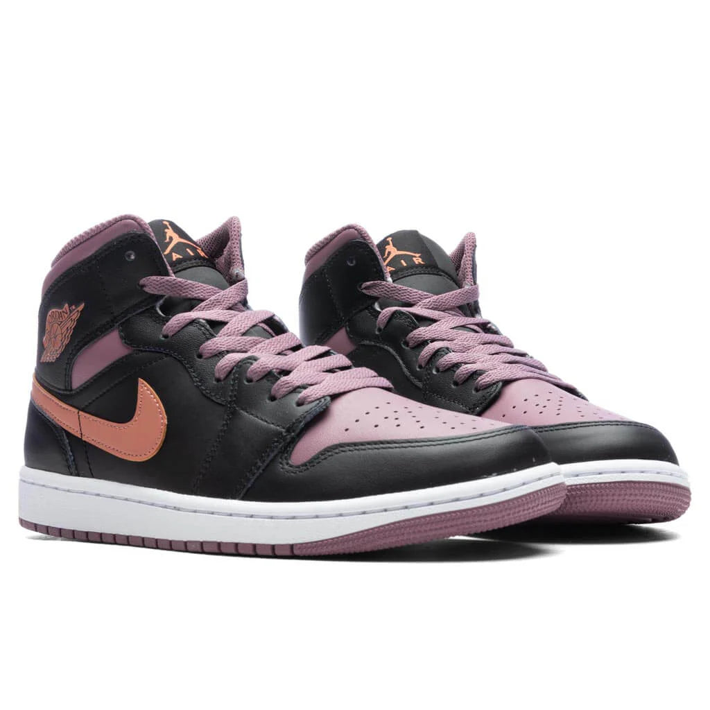 Air Jordan 1 Mid SE Black Sky J Orange White