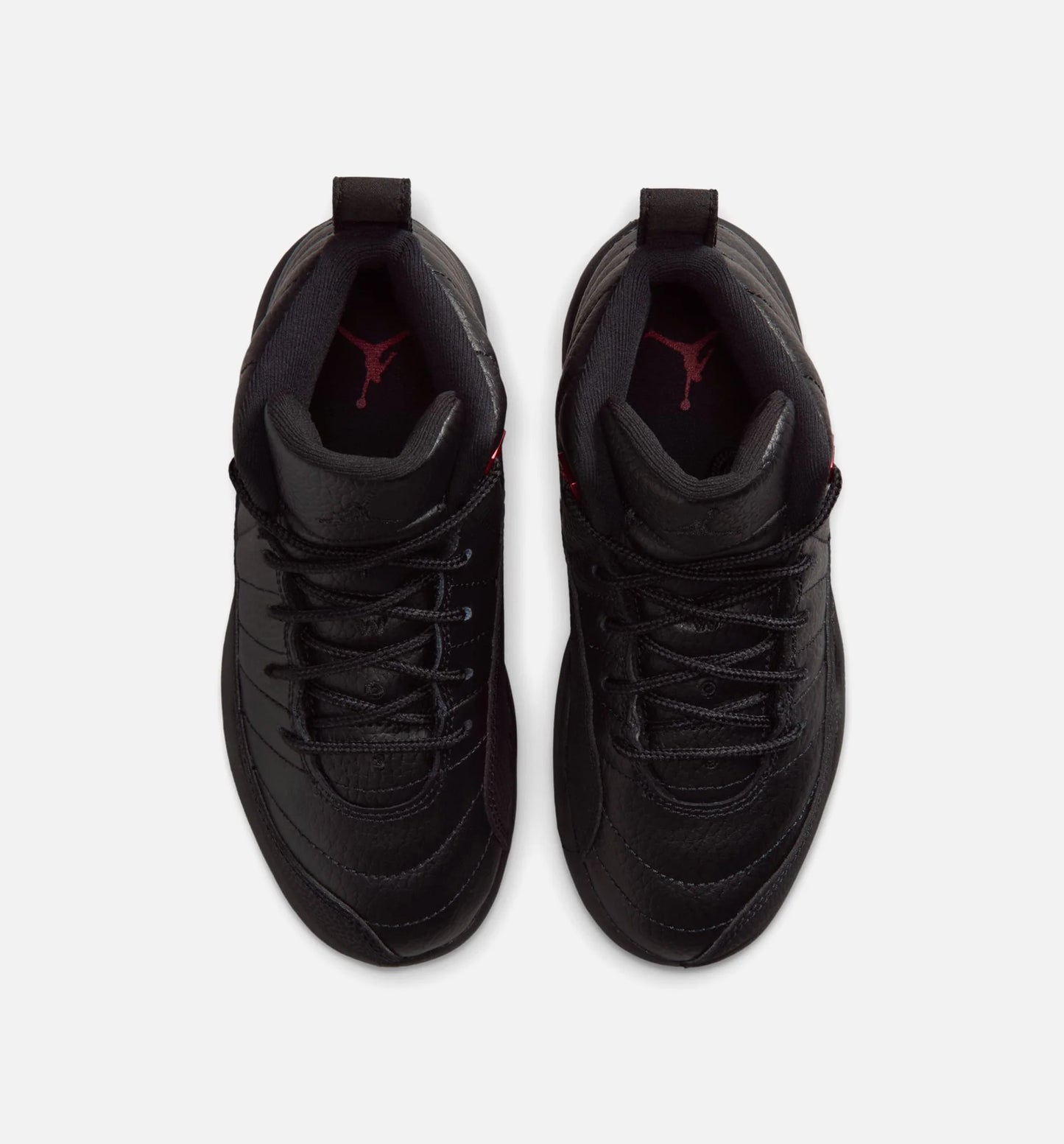 Air Jordan 12 Retro Bloodline Preschool Lifestyle Shoe Black Varsity Red Free Shipping