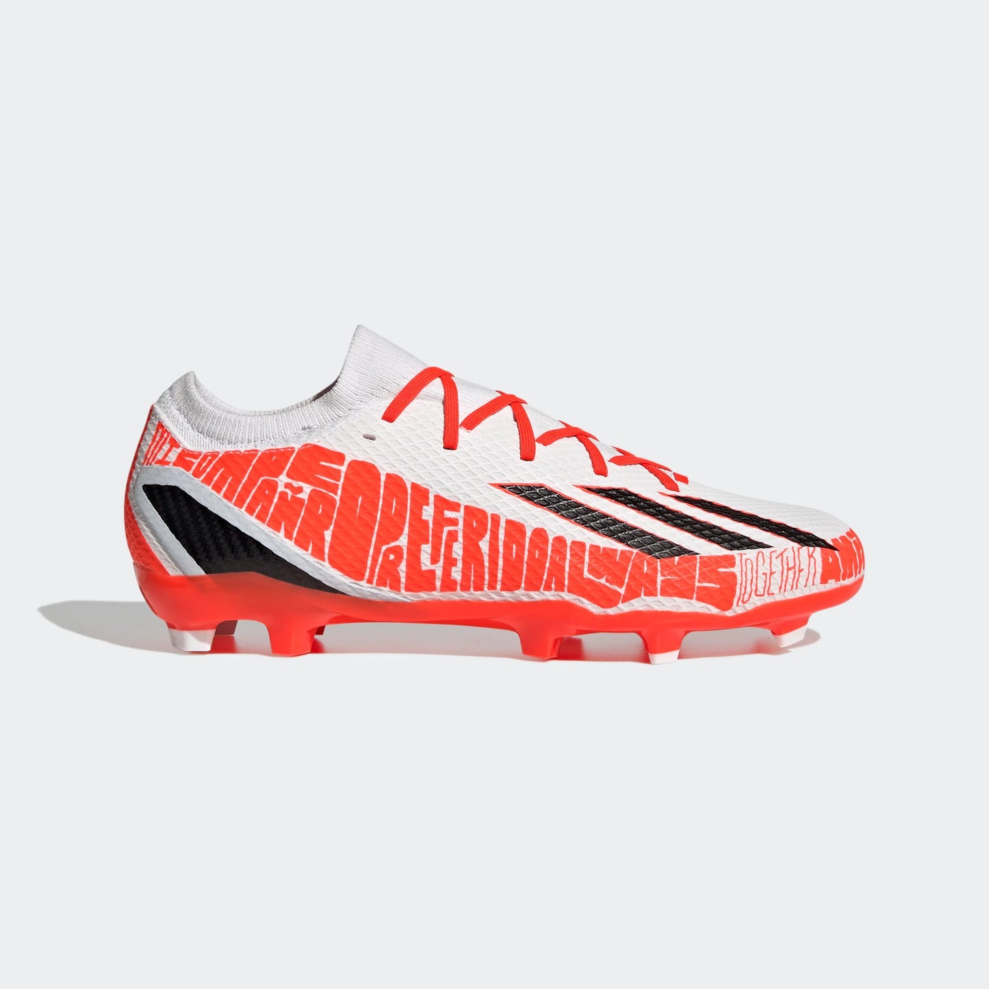 adidas Speedportal Messi 3 FG Firm Ground Soccer Cleats White Black Red