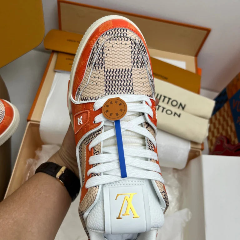 Louis Vuitton LV Trainer 54 Sneakers Orange