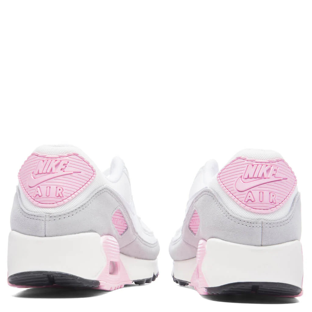 Womens Air Max 90 White Sail Med Soft Pink