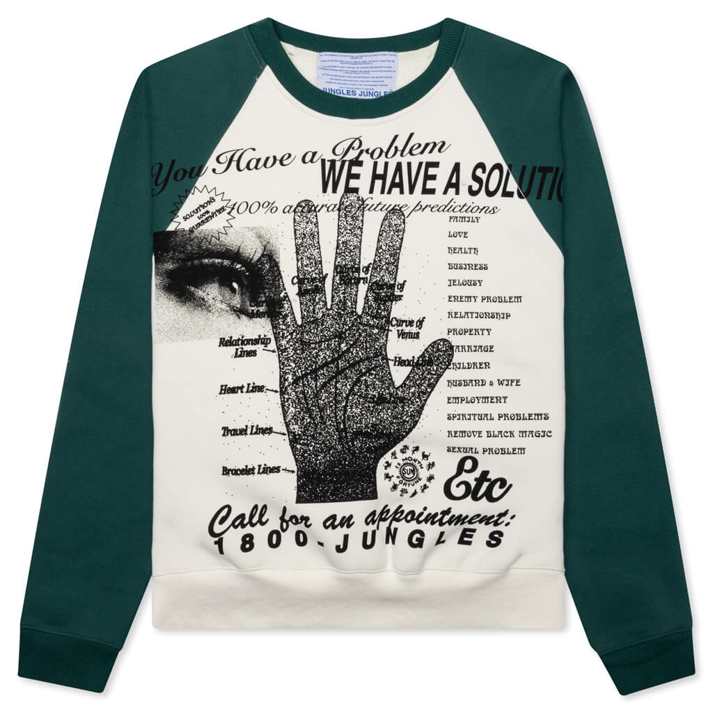 Solutions Sweater Green Birch