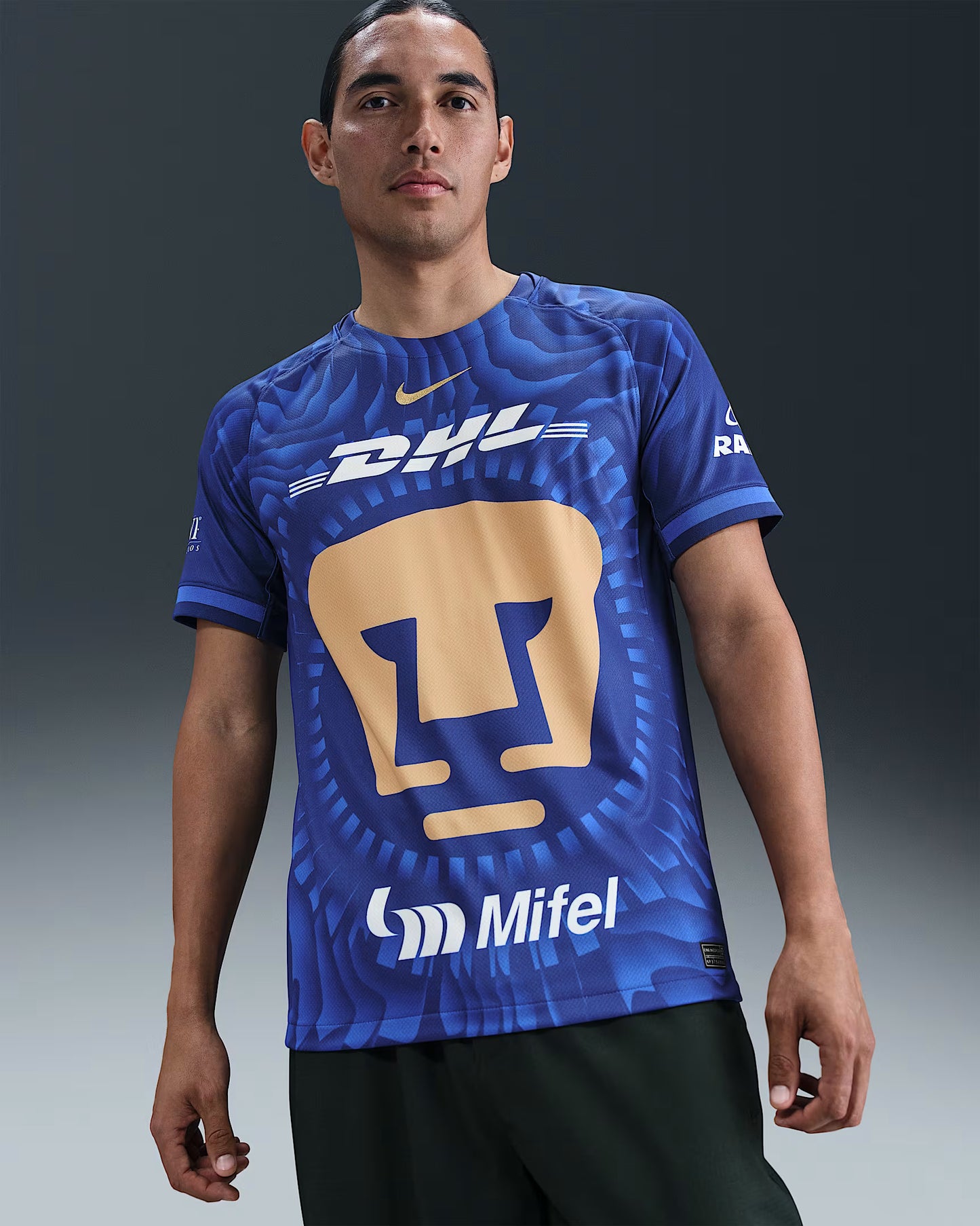 Nike Pumas UNAM 2025 26 Stadium Away Mens Nike Dri FIT Soccer Replica Jersey