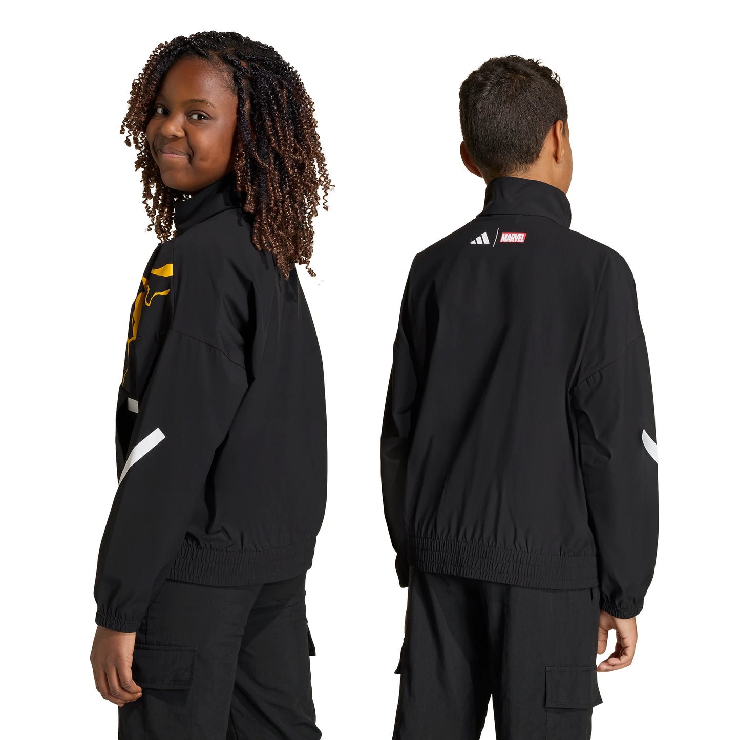 adidas Real Madrid Avengers ZNE Anthem Youth Soccer Jacket Black