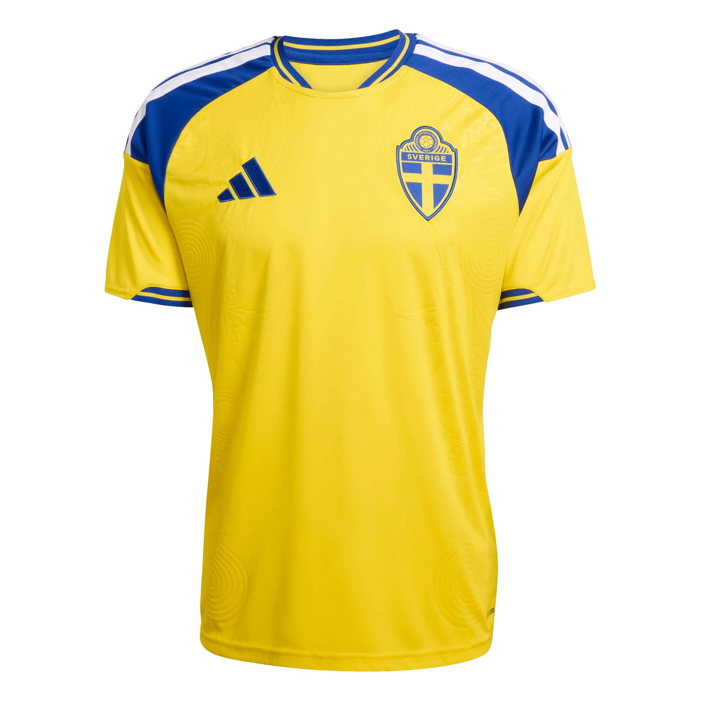 adidas Sweden Home Mens Soccer Jersey 26 Yellow