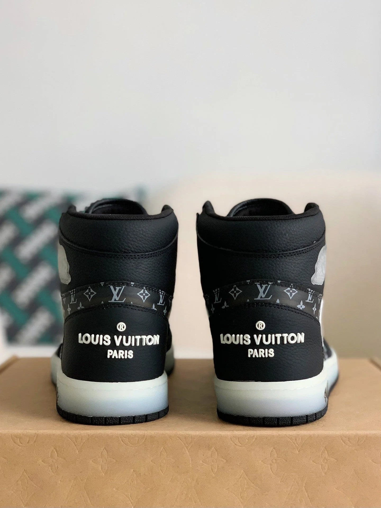 Nike Air Jordan 1 x LV Triple Black Monogram Edition