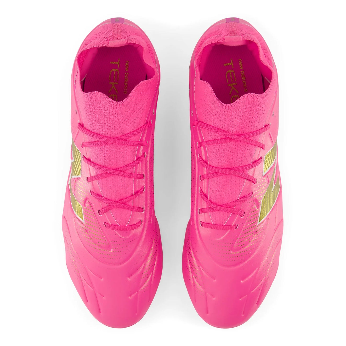 New Balance Tekela Team Low Laced V5 FG Firm Ground Mens Soccer Cleats Pink Heat