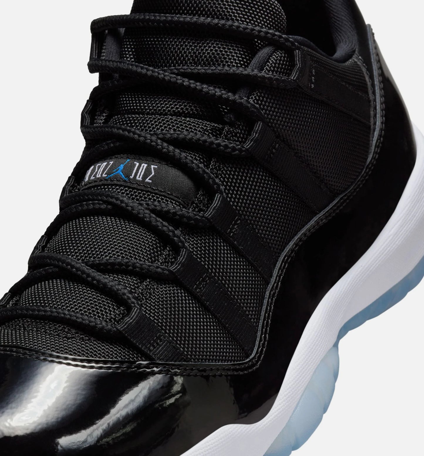 Air Jordan 11 Retro Low Black and Varsity Royal Mens Lifestyle Shoe Black Varsity Royal White
