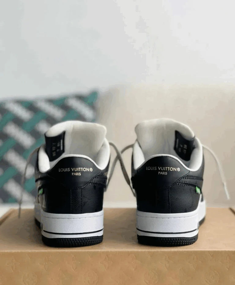 Louis Vuitton x Nike Air Force 1 Low Virgil Abloh Black White