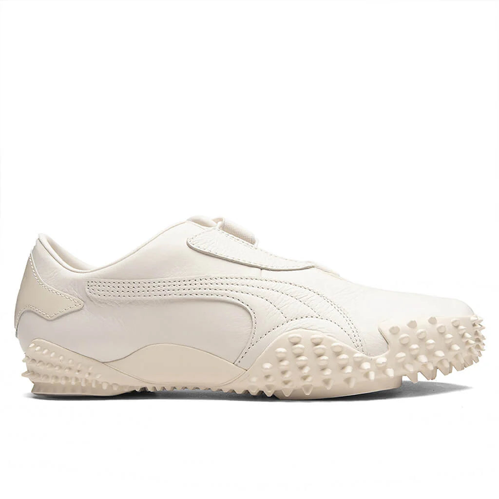 Womens Mostro Leather Frosted Ivory