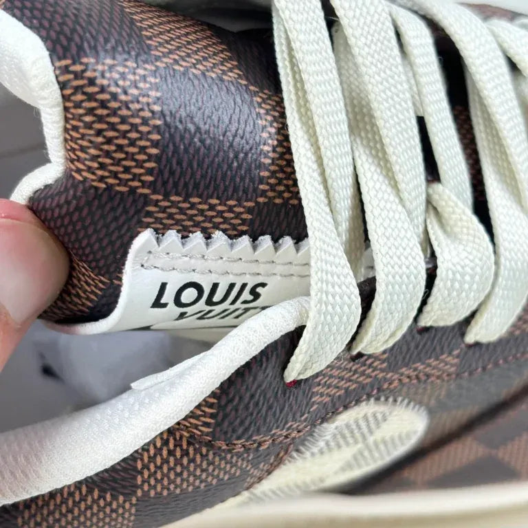 Louis Vuitton x Nike Air Force 1 Damier Brown White