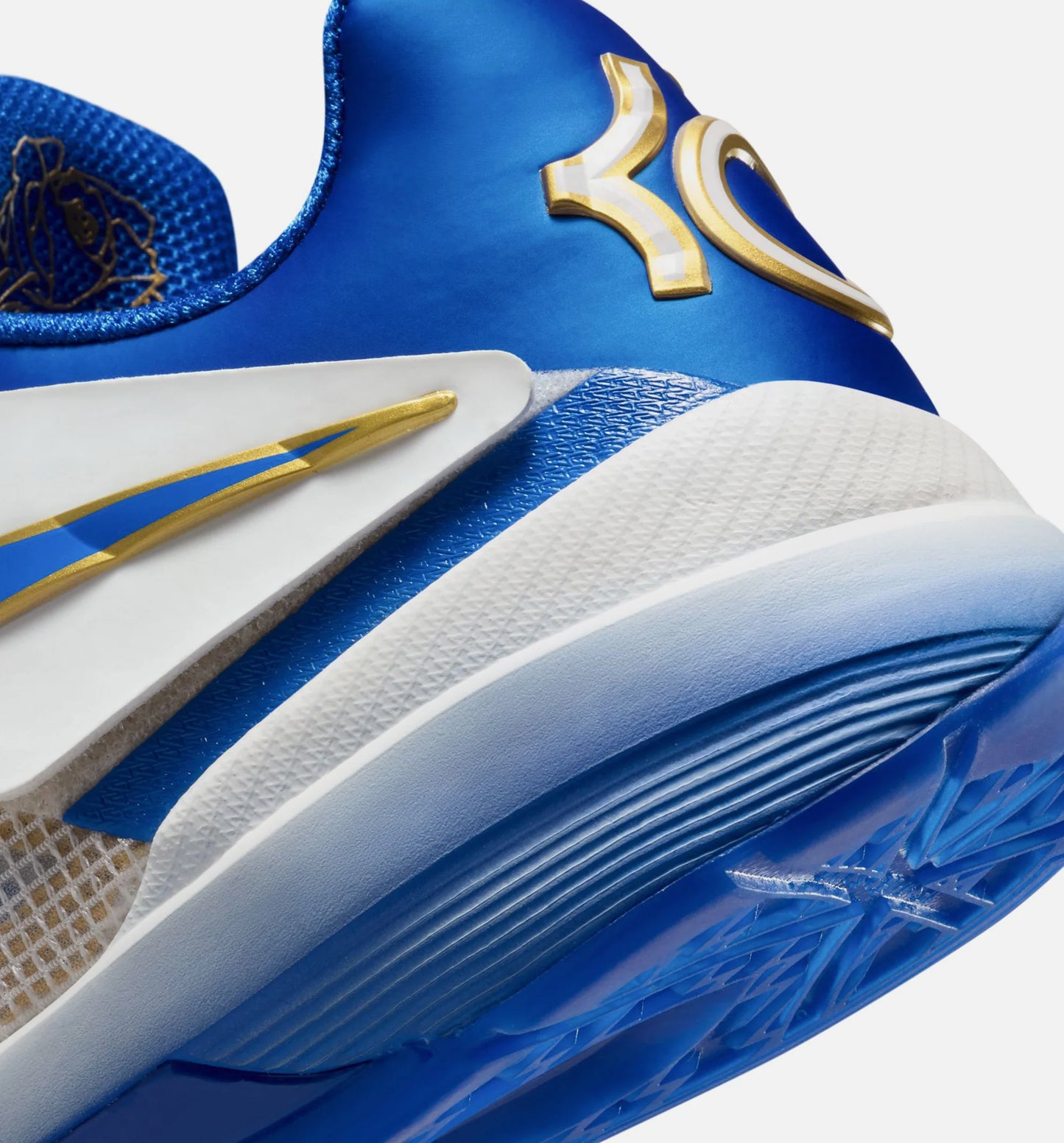 Zoom KD 4 MVP Mens Lifestyle Shoe Hyper Royal Summit White Metallic Gold