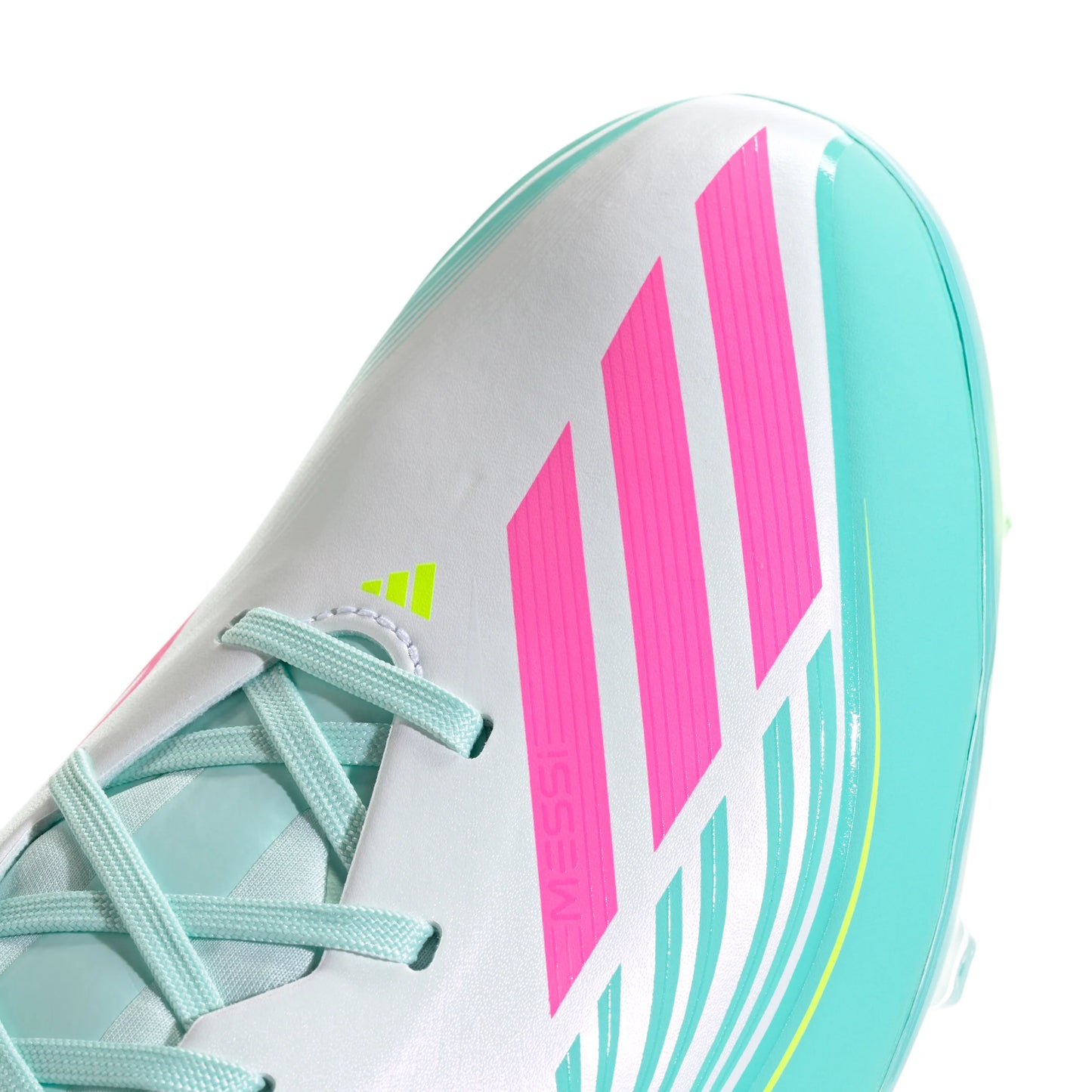 adidas F50 Messi League Firm Ground Multi Ground Mens Soccer Cleats White Pink