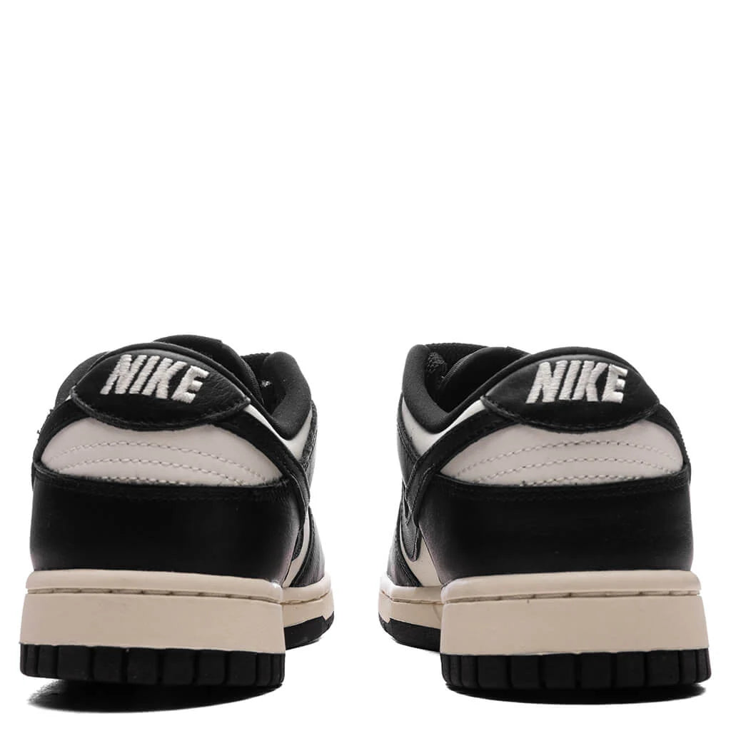Womens Dunk Low Panda Cherry Charm Sail Black Pale Ivory Metallic Gold