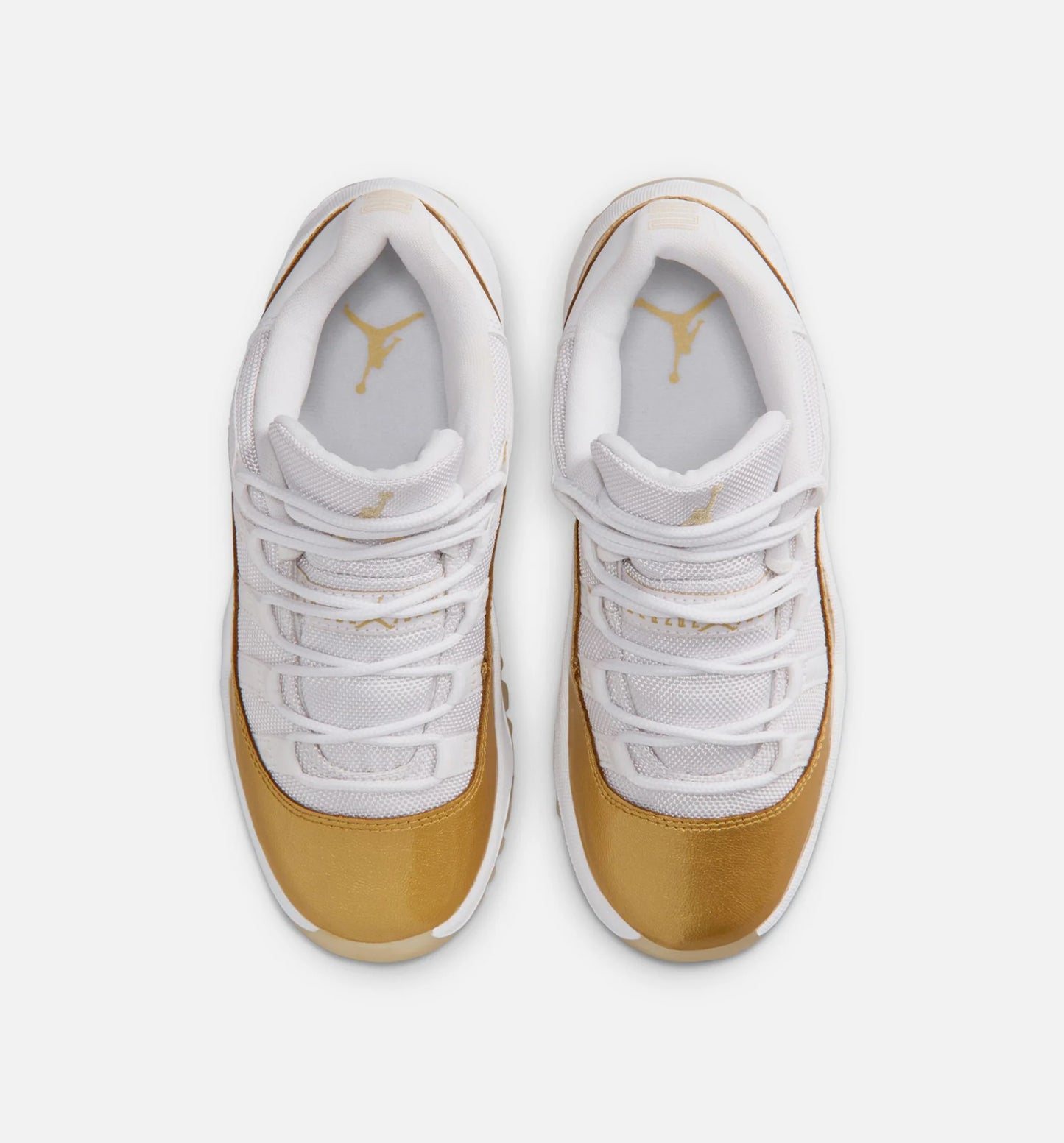 Air Jordan 11 Retro Low Mothers Day Preschool Lifestyle Shoe White Metallic Gold Team Gold Free Shipping