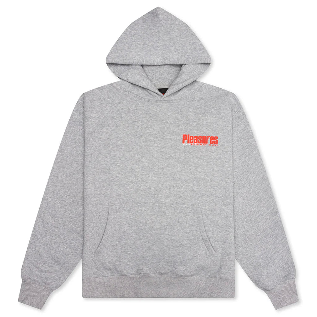 Piano Bar Hoodie Heather Grey