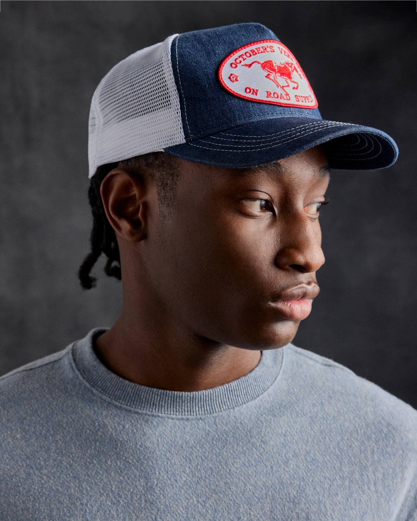 Ranch Denim Trucker Hat Indigo