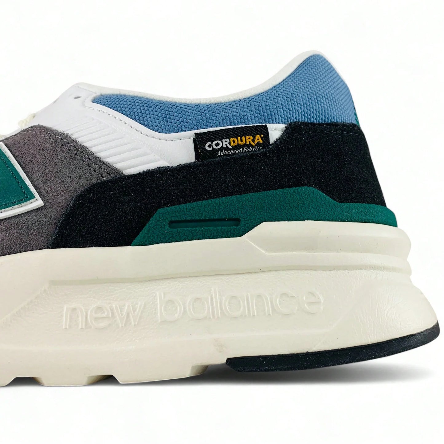 New Balance 997H Cordura Sneaker Shoes Grey Black Heron Blue Green