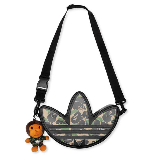 Adidas x BAPE Trefoil Shoulder Bag Black