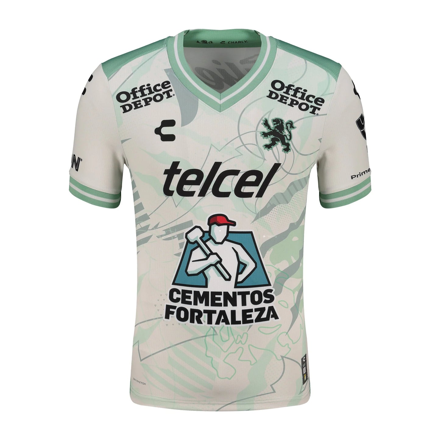 Charly Mens Leon Away Soccer Jersey 2025 White