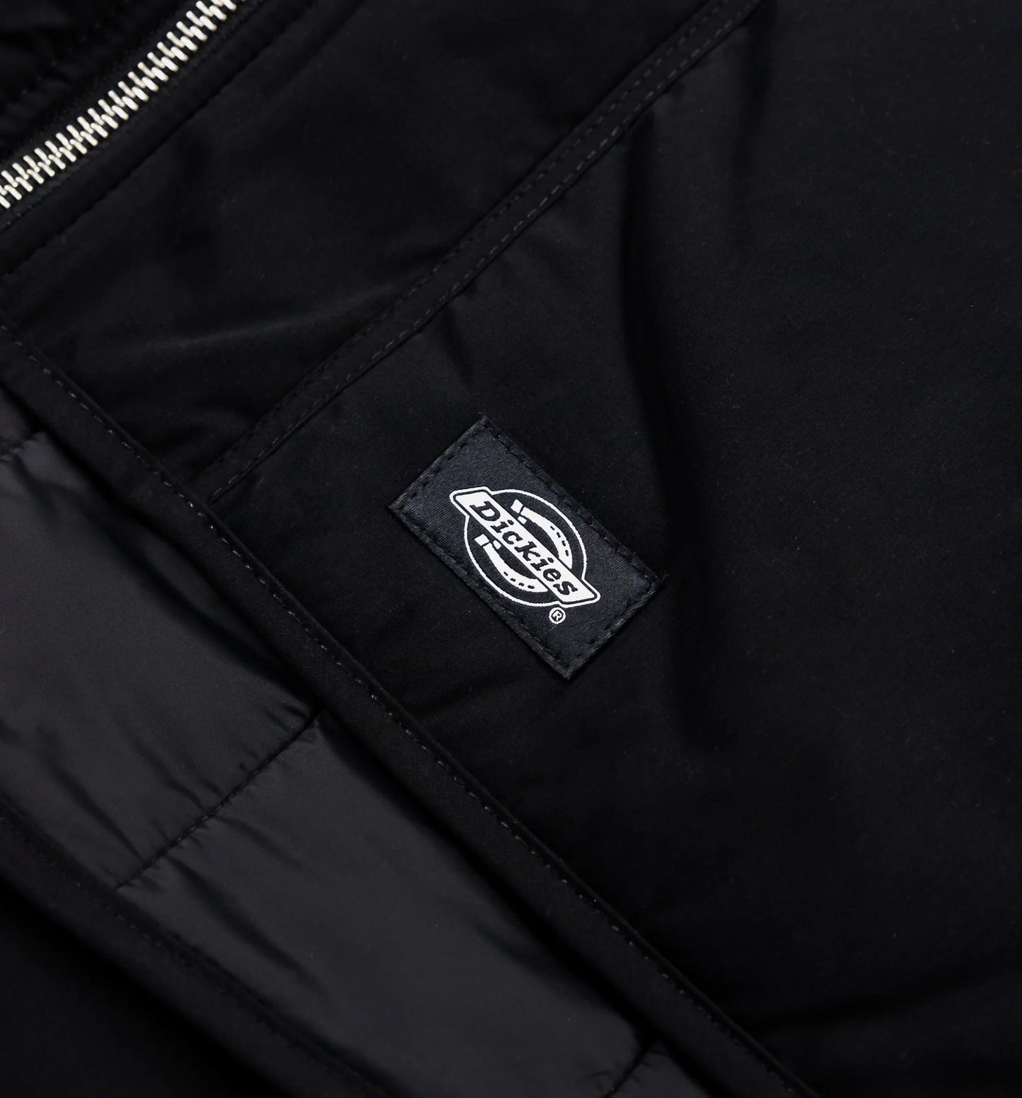 Diamond Quilted Insulated Mens Jacket Black