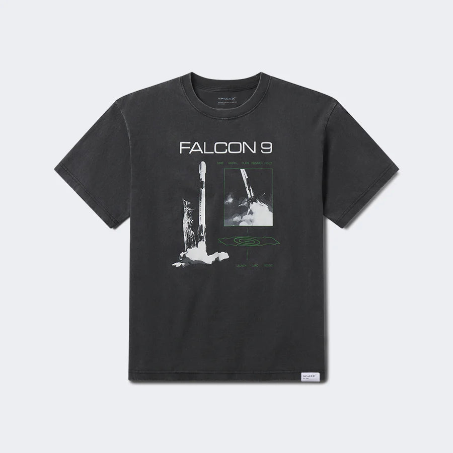 UNISEX SPACEX FALCON 9 VINTAGE T SHIRT