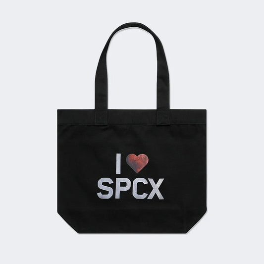 I HEART SPCX TOTE