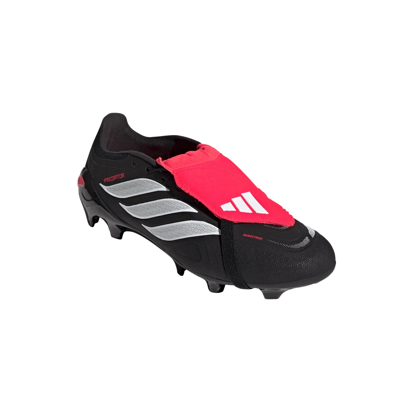 adidas Predator League Fold Over Tongue FG Firm Ground Mens Soccer Cleats Black White