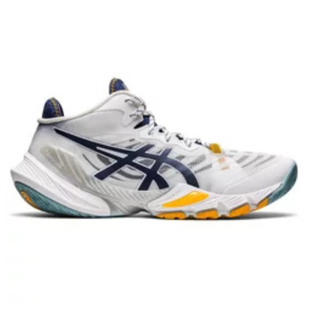 Tênis Asics Metarise 1 Branco Azul Amarelo
